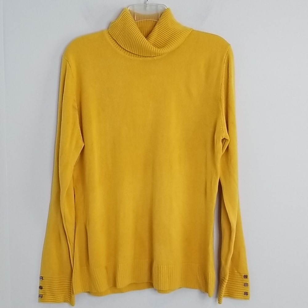 Chadwicks of Boston Yellow turtleneck sweater